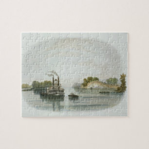 Höhle-in-Rock, Ansicht über das Ohio, überziehe Puzzle