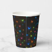 Höhle mit farbenfrohen glühenden Schlägern Pappbecher (Rechts)