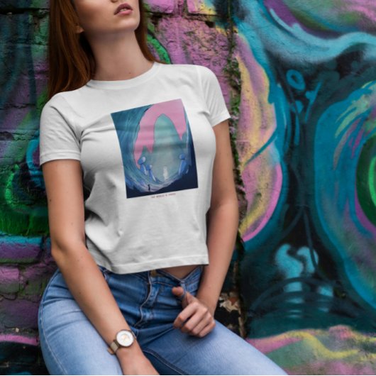 Höhle mit Felsen Fantasy Landschaft T-Shirt