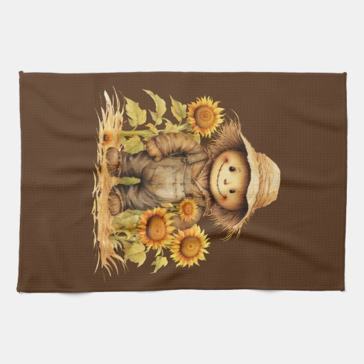 Höhle mit Sonnenblume Geschirrtuch (Horizontal)