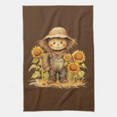 Höhle mit Sonnenblume Geschirrtuch (Vertikal)