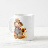 Höhle mit Sonnenblume Kaffeetasse (Vorderseite Links)