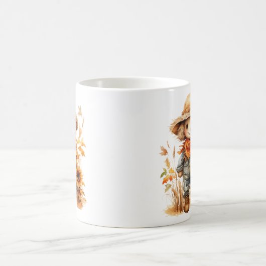 Höhle mit Sonnenblume Kaffeetasse (Mittel)