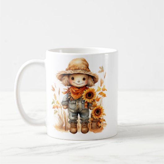 Höhle mit Sonnenblume Kaffeetasse (Links)