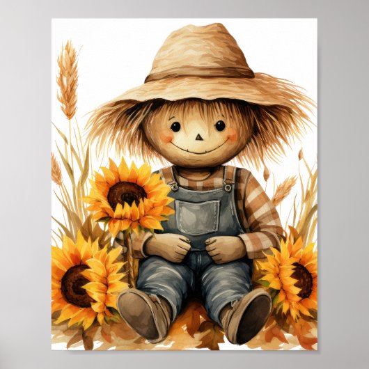 Höhle mit Sonnenblume Poster (Vorne)