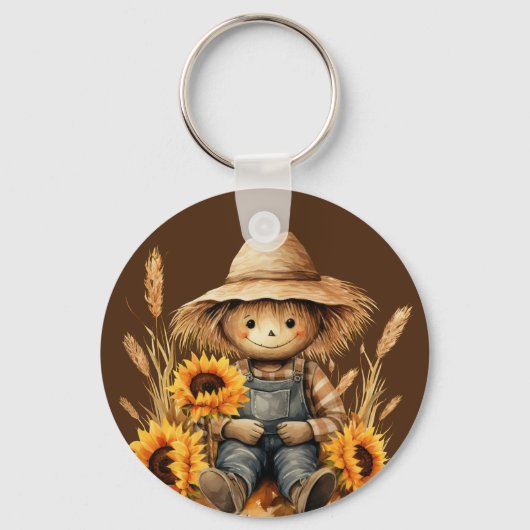 Höhle mit Sonnenblume Schlüsselanhänger (Rückseite)