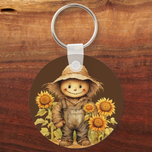 Höhle mit Sonnenblume Schlüsselanhänger (Rückseite)