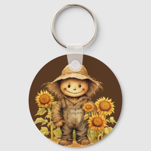 Höhle mit Sonnenblume Schlüsselanhänger (Rückseite)