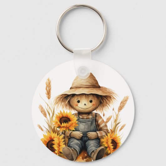 Höhle mit Sonnenblume Schlüsselanhänger (Rückseite)