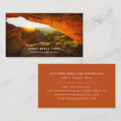 Höhle Mouth, Höhle Explorer, Sportsperson Visitenkarte (Vorne/Hinten)