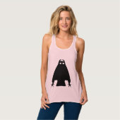 Höhle Petroglyphen gehorchte alte Eule Tank Top (Vorderseite Vollansicht)