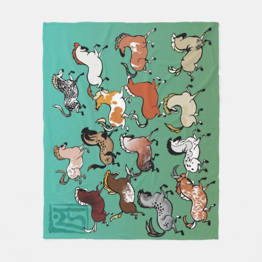 Höhle Pony Fleece Blanket 1 (Vorderseite)