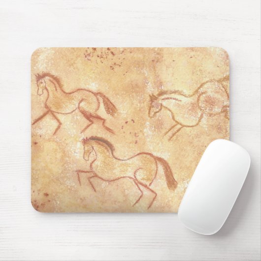 Höhle Zeichnend Malen von Pferden Mousepad (Mit Mouse)