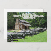 Höhlen Cove Great Smoky Mountains Postkarte (Vorne/Hinten)
