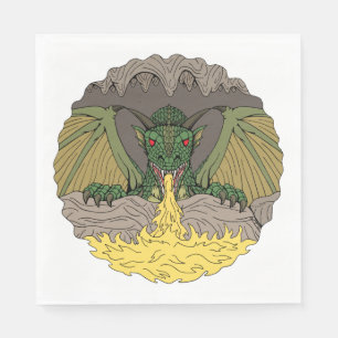 Höhlen-Drache 2016 Serviette