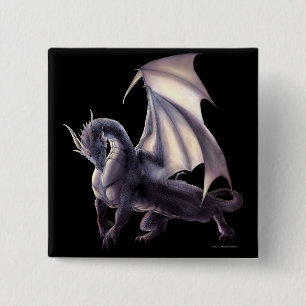 Höhlen-Drache-Knopf Button