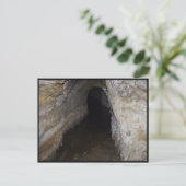 Höhlen erkunden postkarte (Stehend Vorderseite)