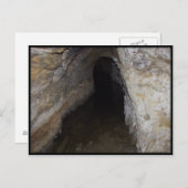 Höhlen erkunden postkarte (Vorne/Hinten)