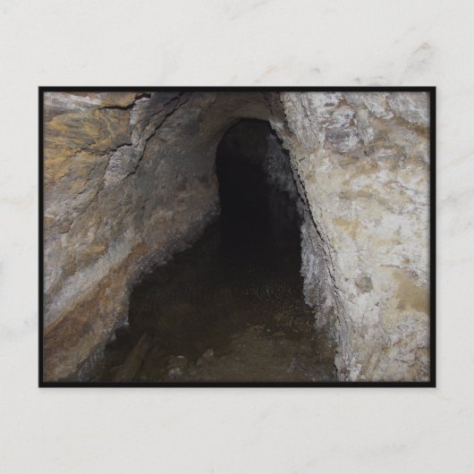 Höhlen erkunden postkarte (Vorderseite)