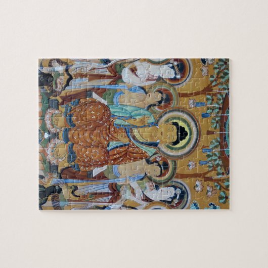 Höhlen-Kunst Buddha-und Bodhisattvas-Dunhuangs Puzzle (Horizontal)