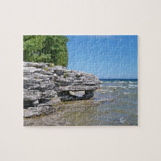 Höhlen-Punkt-Park-Küstenlinie Puzzle (Horizontal)
