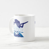 HÖHLEN-TAUCHER KAFFEETASSE (Vorderseite Links)