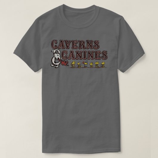 Höhlen und Hunde T-Shirt (Design vorne)