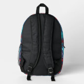 Höhlen-Verblassung Bedruckter Rucksack (Rückseite)
