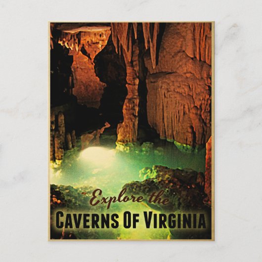 Höhlen von Virginia Postkarte (Vorderseite)