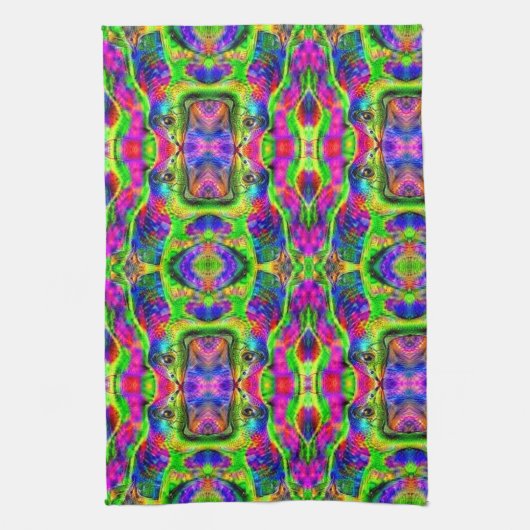 Höhlenbewohner Geschirrtuch (Vertikal)