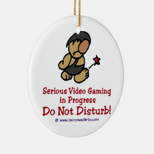 Höhlenbewohner-Videospiele Keramikornament (Rechts)