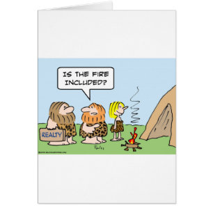 Höhlenbewohnergrundstückfeuer eingeschlossen