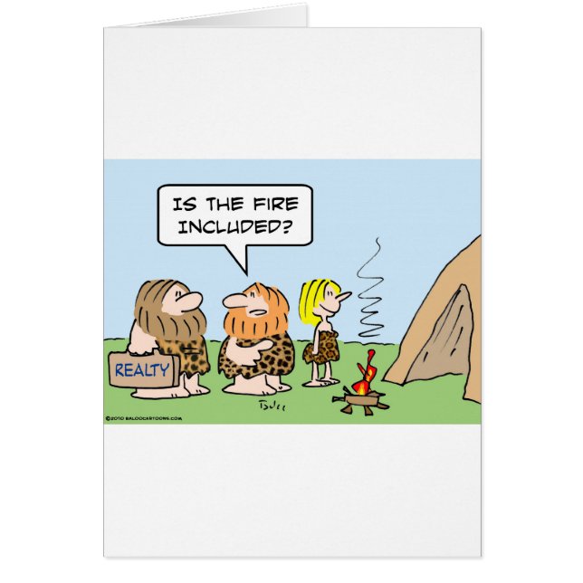 Höhlenbewohnergrundstückfeuer eingeschlossen (Vorne)