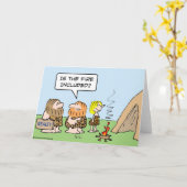 Höhlenbewohnergrundstückfeuer eingeschlossen karte (Gelbe Blume)