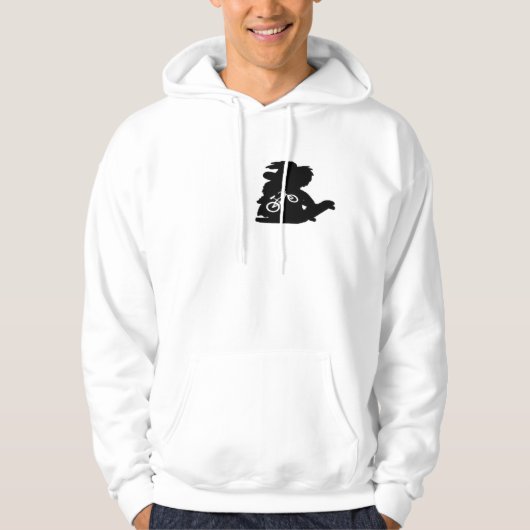 Höhlenbewohnerreiter-Kapuzenpullis h Hoodie (Vorderseite)