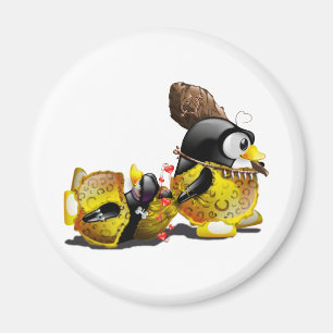 HöhlenbewohnerTux in der Liebe Magnet