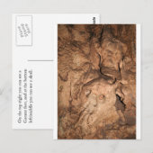 Höhlenbildung Postkarte (Vorne/Hinten)