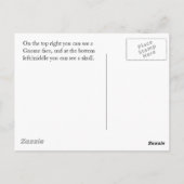 Höhlenbildung Postkarte (Rückseite)