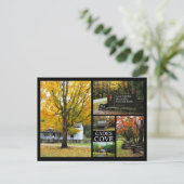 Höhlendecke - Herbstfarben - FotoCollage Postkarte (Stehend Vorderseite)