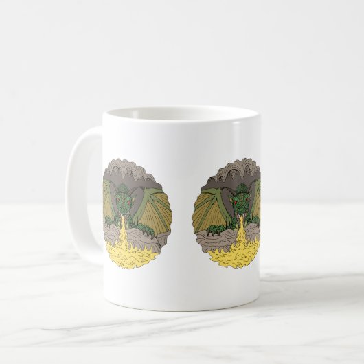 Höhlendrache 2016 kaffeetasse (Vorderseite Links)