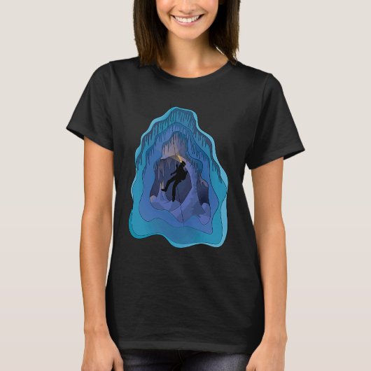 Höhlenerkunder Funny Caver Speleology Spelu T-Shirt (Vorderseite)