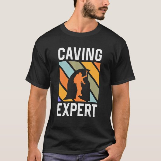 Höhlenexperte Hobby Explorer erkunden Höhle T-Shirt (Vorderseite)