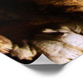 Höhlenformationen drucken poster (Ecke)