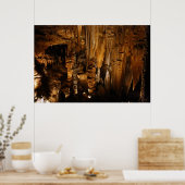 Höhlenformationen drucken poster (Küche)