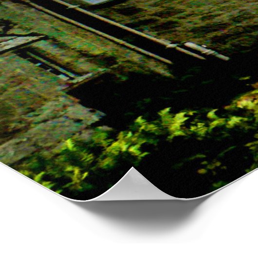 Höhlenkastenlandschaft Poster (Ecke)