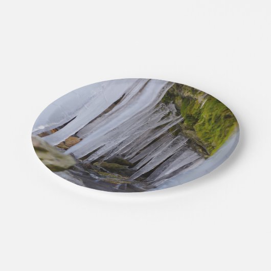 Höhlenkräfte Pappteller (Schrägansicht)