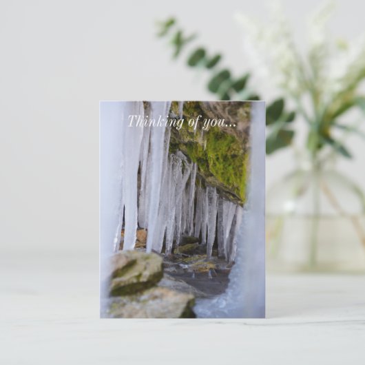 Höhlenkräfte Postkarte (Stehend Vorderseite)