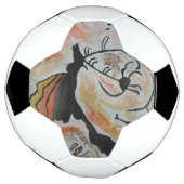 Höhlenkunst Abstrakt Fußball (Gedreht)