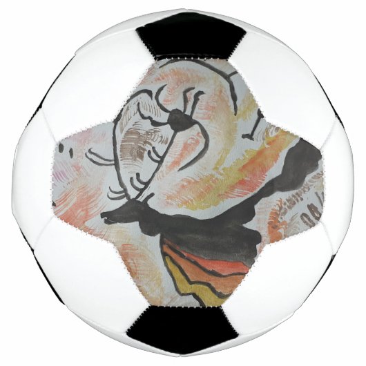 Höhlenkunst Abstrakt Fußball (Vorderseite)
