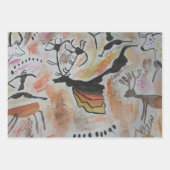 Höhlenkunst Abstrakt Geschenkpapier Set (Vorderseite)